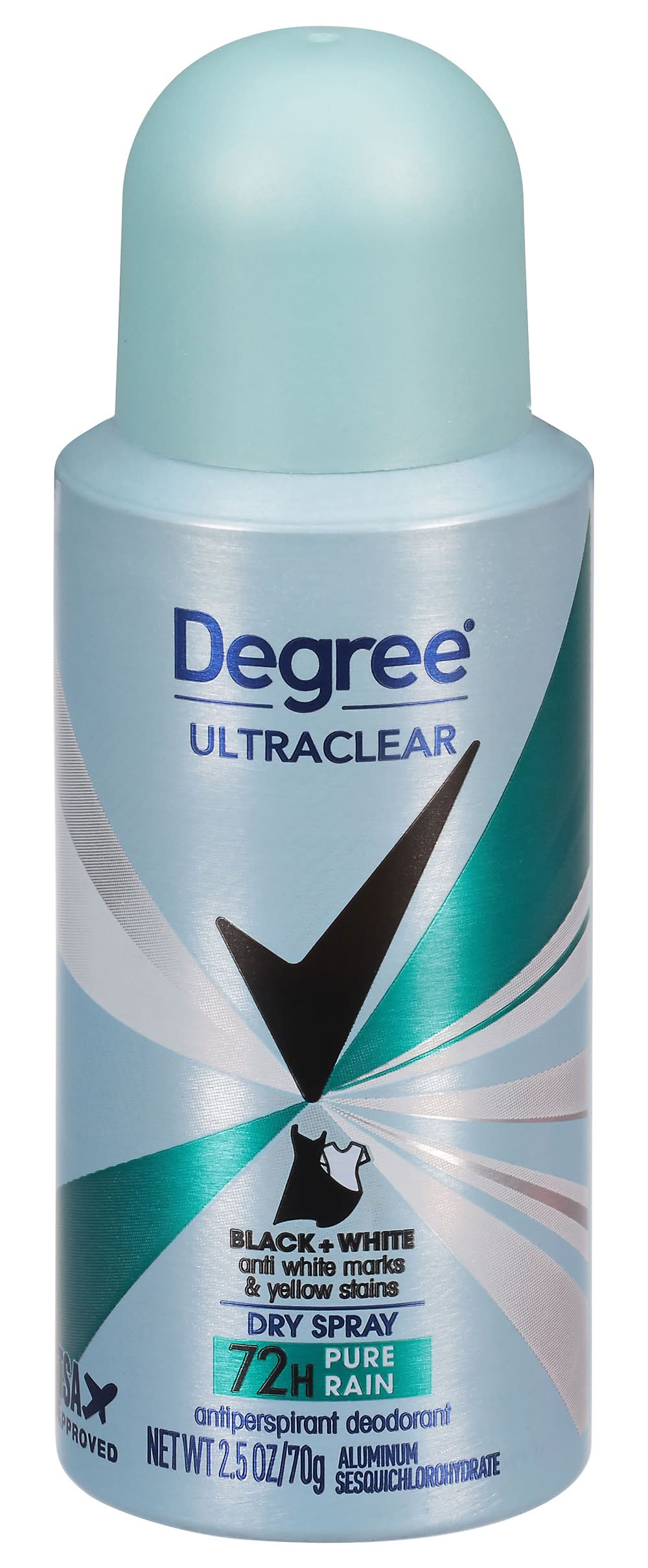 Degree Ultraclear Antiperspirant Deodorant Dry Spray, Pure Rain (2.5 oz)