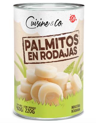 Cuisine & Co · Palmitos en rodajas (400 g)
