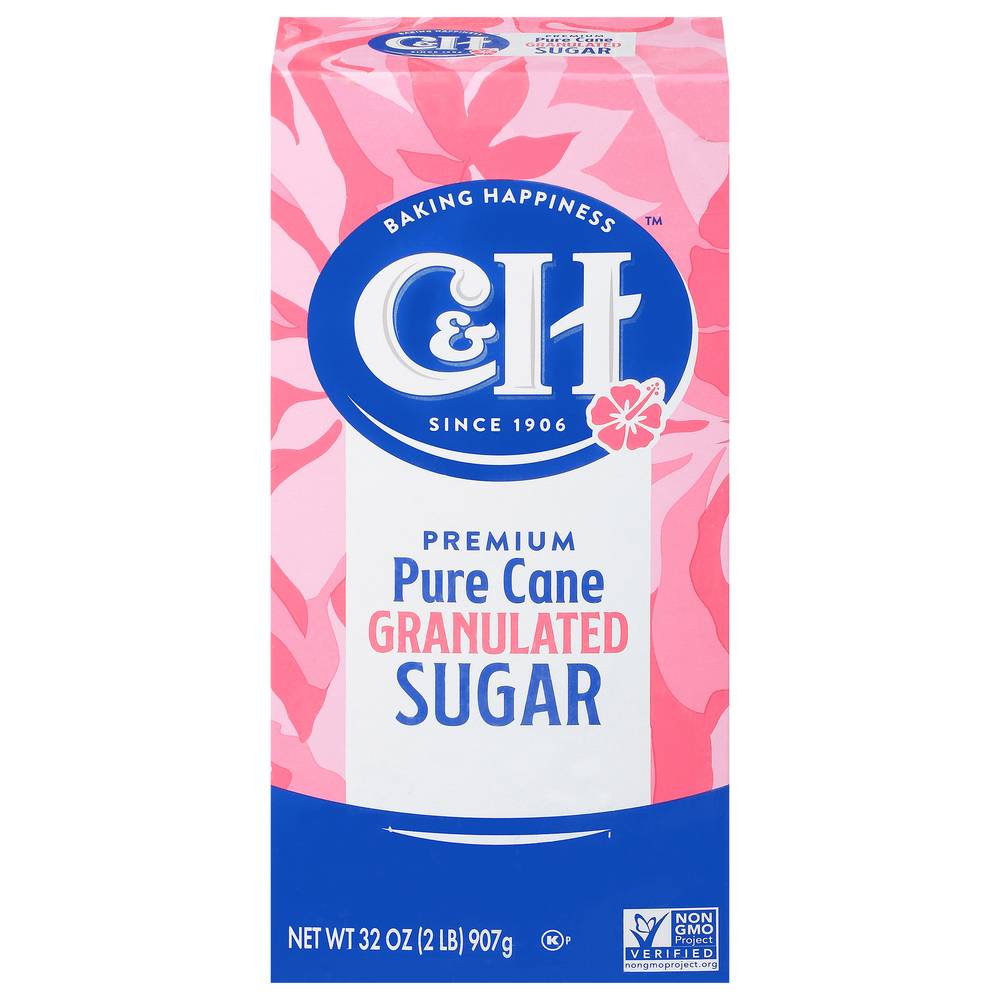 C&H Granulated White Pure Cane Sugar (2 lbs)