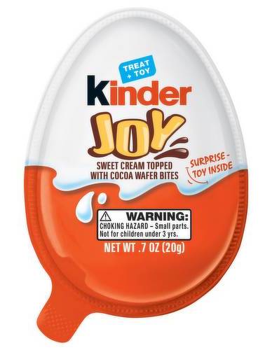 Kinder Joy Sweet Cream Topped with Cocoa Wafer Bites (0.7 oz)