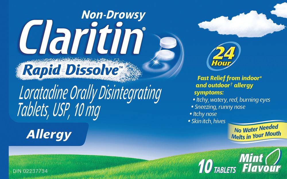 Claritin Allergy Rapid Dissolve Tablets (10 units)