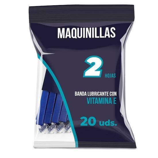 Maquinilla de Afeitar 2 Hojas Bolsa (20 unidades))