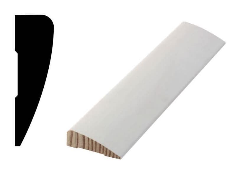 Woodgrain Millwork 327 11/16 In. X 2 1/4 In. X 84 In. Primed Finger Jointed Door Casing (1-Piece − 7 Total Linear Feet)