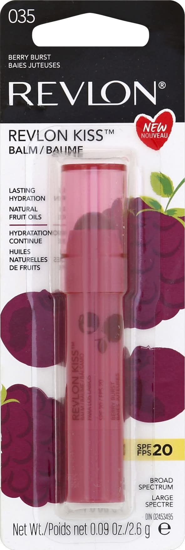 Revlon 035 Berry Burst Lasting Hydration Balm (0.1 oz)