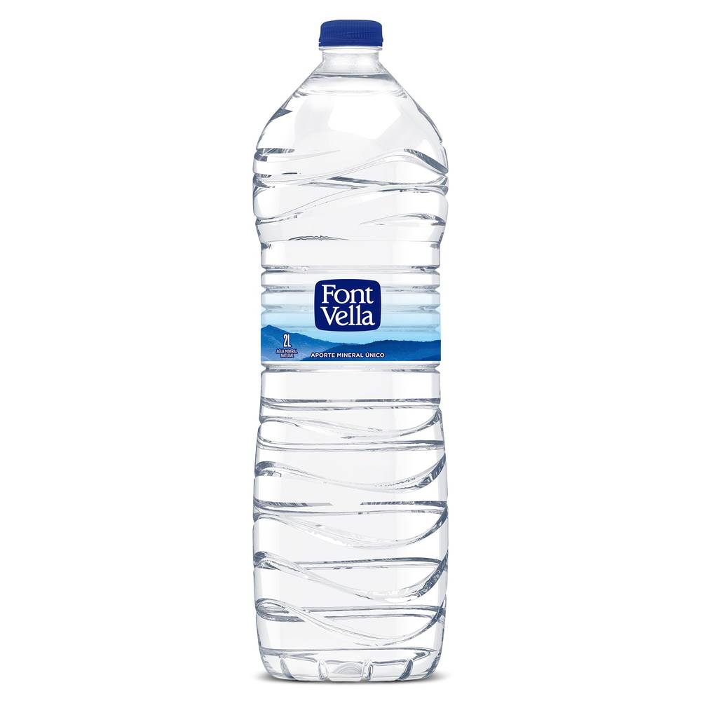 Agua Mineral Natural Font Vella Botella 2 L