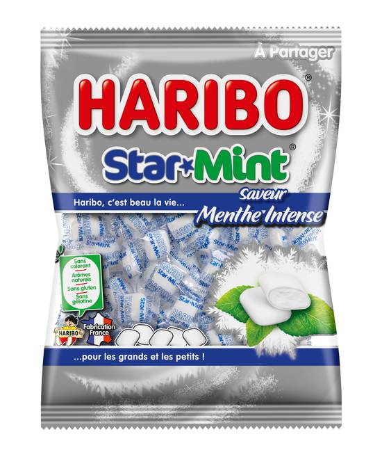 Haribo - Bonbons starmint (menthe intense)