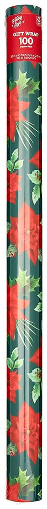 Christmas 30 Inch Gift Wrapping Paper 100 Sq Ft Assorted