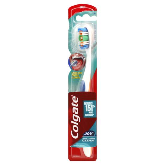 Colgate 360 Degrees Whole Mouth Clean Soft Toothbrush