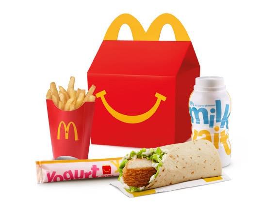Happy Meal Crispy Chicken Snack Wrap with Mini Fries [440-550 Cals]