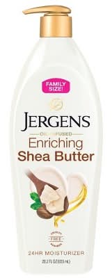 Jergens Enriching Shea Butter Lotion For Body and Hands With 24-hour Moisture (28.2 fl oz)