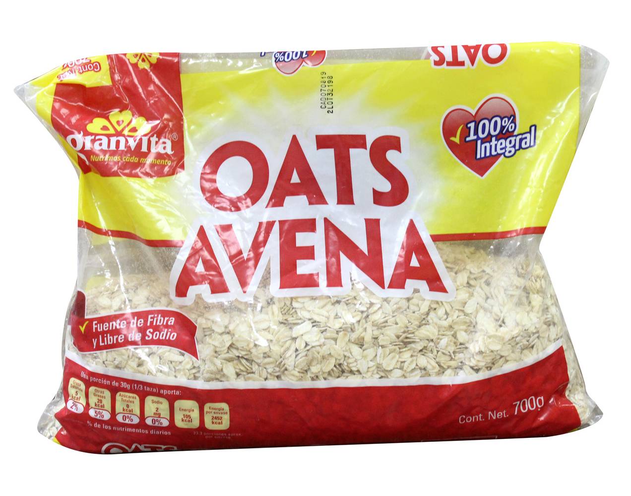 Granvita · Avena integral (700 g)