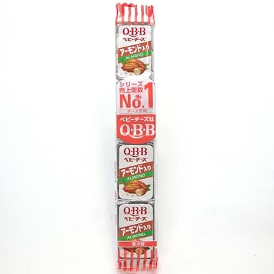 QBBベビーチーズ アーモンド入りベビーチーズ (4 入)