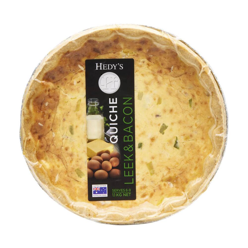 Hedy's Quiche Leek & Bacon Chilled Meal