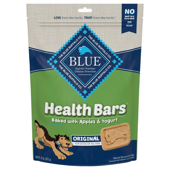 Blue Buffalo Health Bars Apples & Yogurt Dog Biscuits (16 oz)