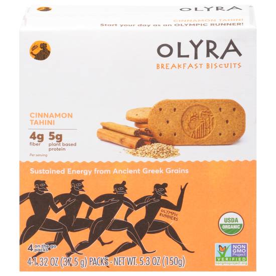 Olyra Breakfast Biscuits (cinnamon tahini)