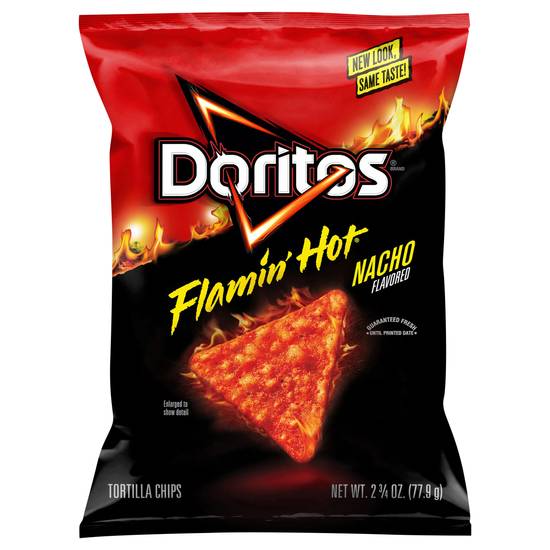 Doritos Flamin' Hot Nacho Flavored Tortilla Chips