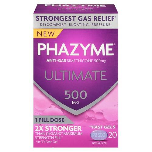 Phazyme Ultimate Gas & Bloating Relief - 20.0 ea