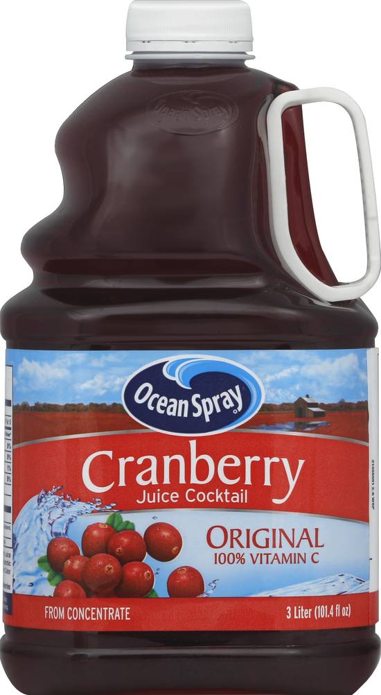 Ocean Spray Original Cranberry Juice Cocktail (3 L)