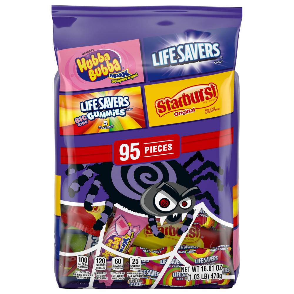 Mars Wrigley Starburst, Life Savers & More Halloween Candy Variety Candy (16.61 oz, 95 ct)