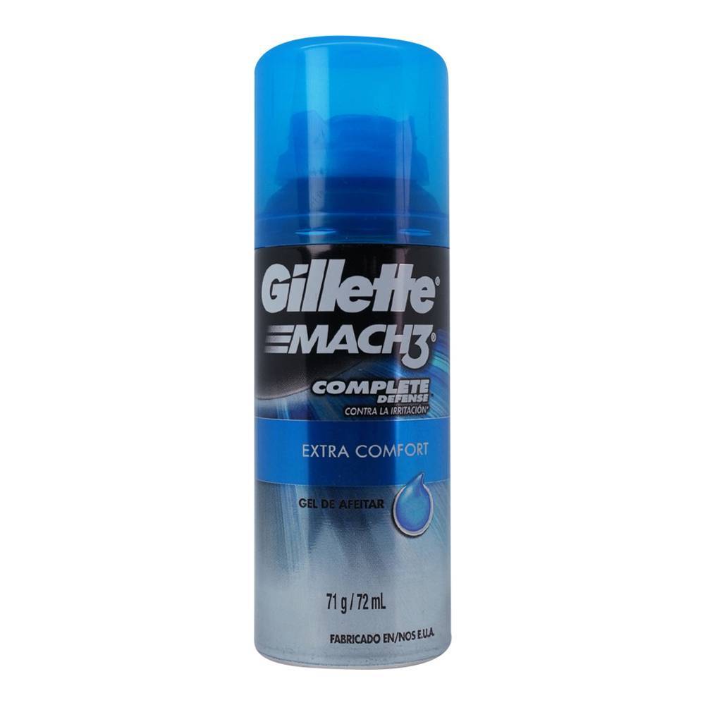 Gillette gel de afeitar mach3 extra comfort (aerosol 71 g)