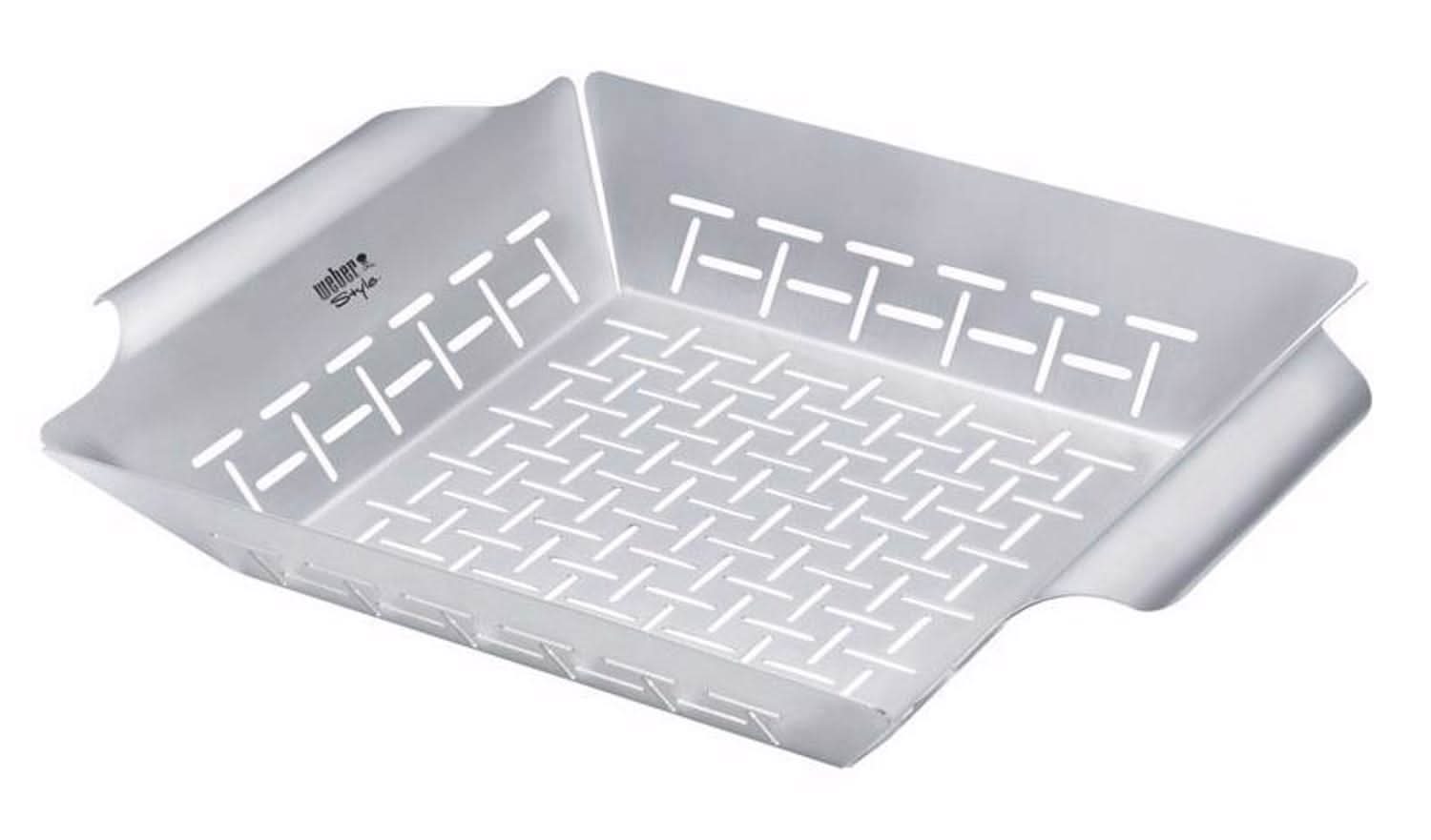 Weber Stainless Steel Grill Basket 13.8 In. L X 11.8 In. W 1 Pk