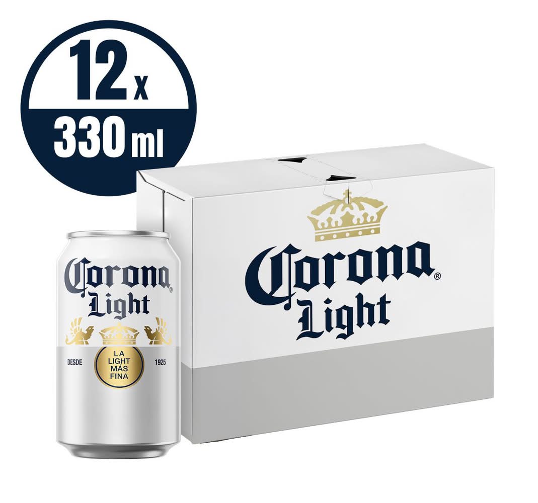 Corona · Light cerveza lager (12 x 330 ml)