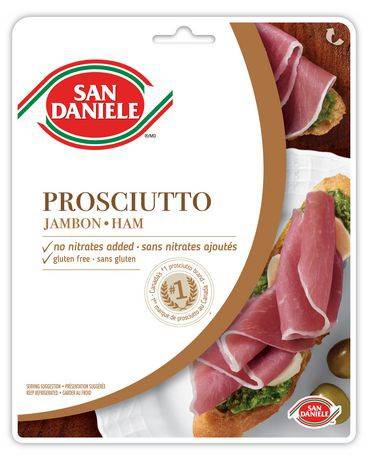 San danielle prosciutto tranché san daniele sans gluten (100 g) - gluten free sliced prosciutto (100 g)