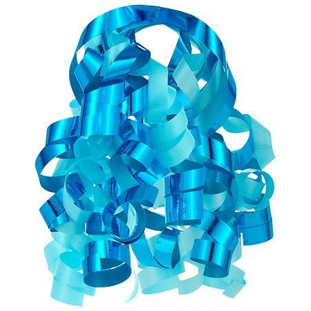 Hallmark Curly Ribbon Gift Bow (aqua-turquoise metallic)