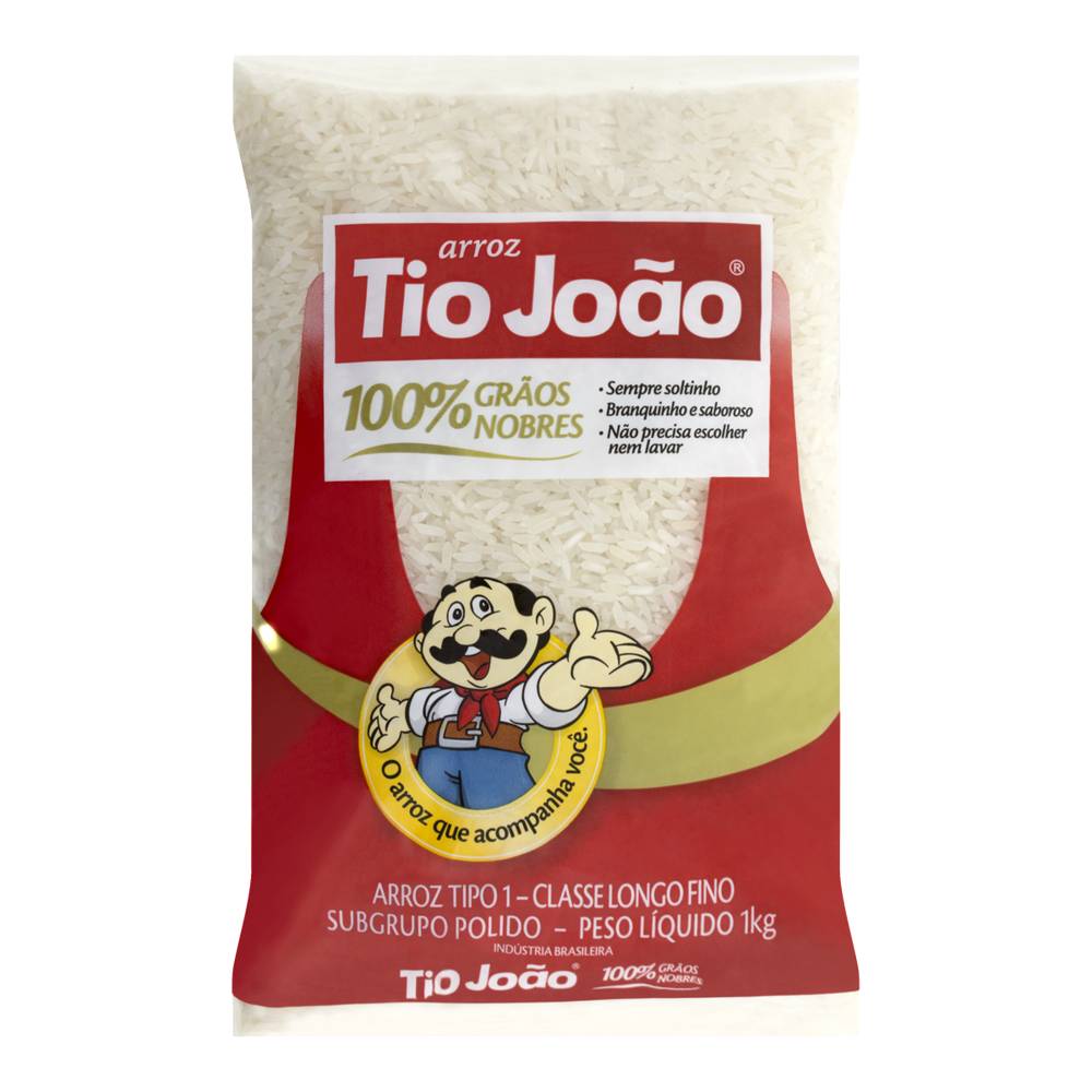 Tio João arroz branco tipo 1 (1 kg)