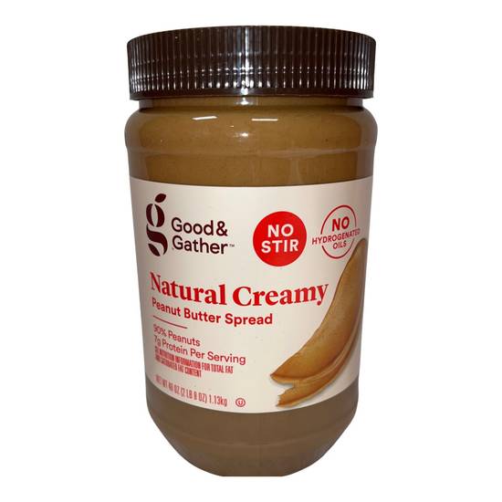 Good & Gather Natural Creamy No Stir Peanut Butter Spread