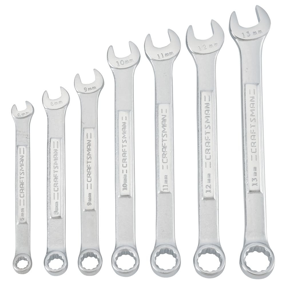 Craftsman 12 Point Metric Wrench Set 7 Pc