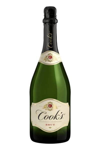 Cook's California Champagne Brut White Sparkling Wine 750ml Bottle