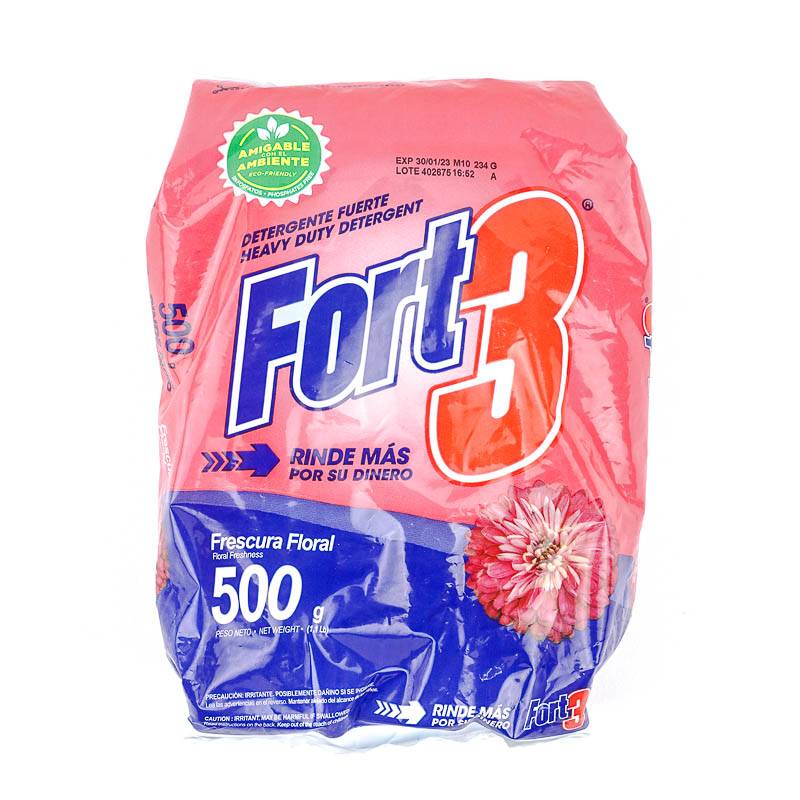 Detergente Fort 3, Bolsa 450 Gr