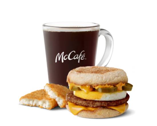 Cheesy Jalapeno Sausage & Egg McMuffin® Meal