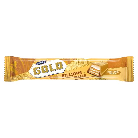 McVitie's White Chocolate-Caramel, Gold Billions Wafer (39g)