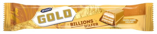 McVitie's Golden Caramel, Billions Wafer Chocolate (39g)