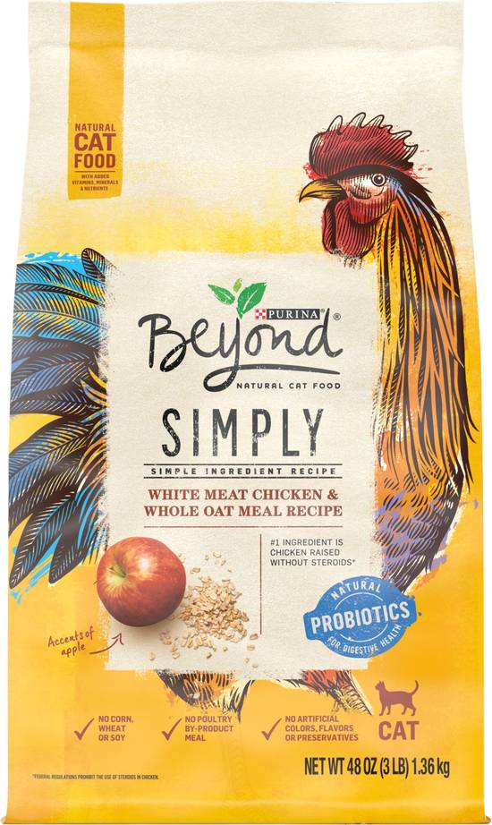 Purina Beyond Simply White Meat Chicken & Whole Oat Meal Recipe Cat Food
