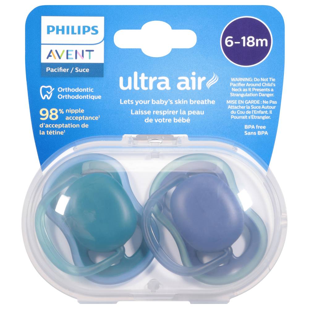 Philips Ultra Air Pacifier For 6-18months (2 ct)