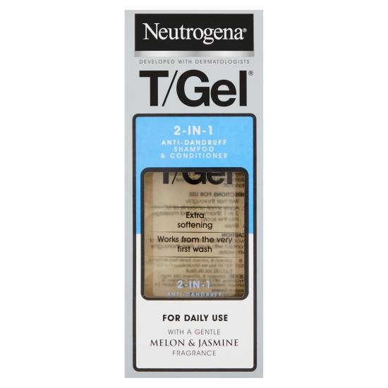 Neutrogena T/Gel 2-in-1 Anti-Dandruff Shampoo & Conditioner (gentle melon & jasmine)