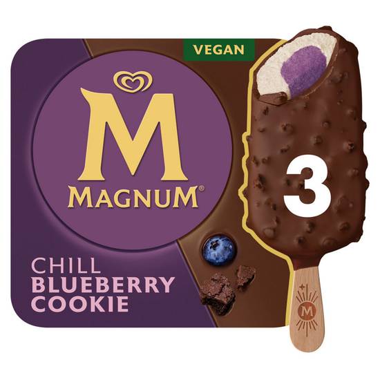 Magnum Chill Ice Cream Sticks Blueberry Cookie 3x 90 ml