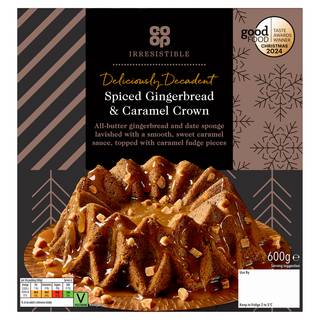 Co-op Irresistible Spiced Gingerbread & Caramel Crown 600g