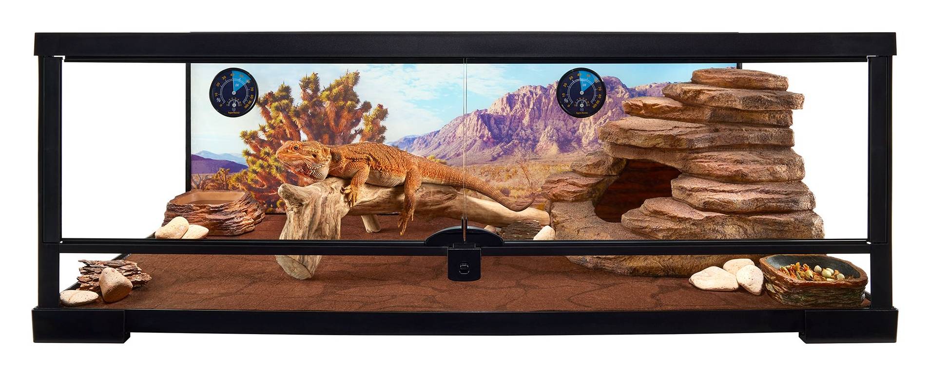 Thrive Open Glass Terrarium For Reptiles