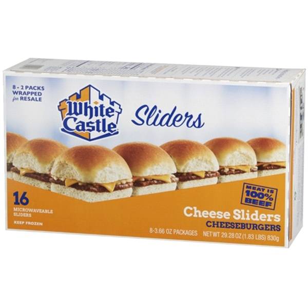 White Castle 100% Beef Classic Cheese Sliders (16 ct)