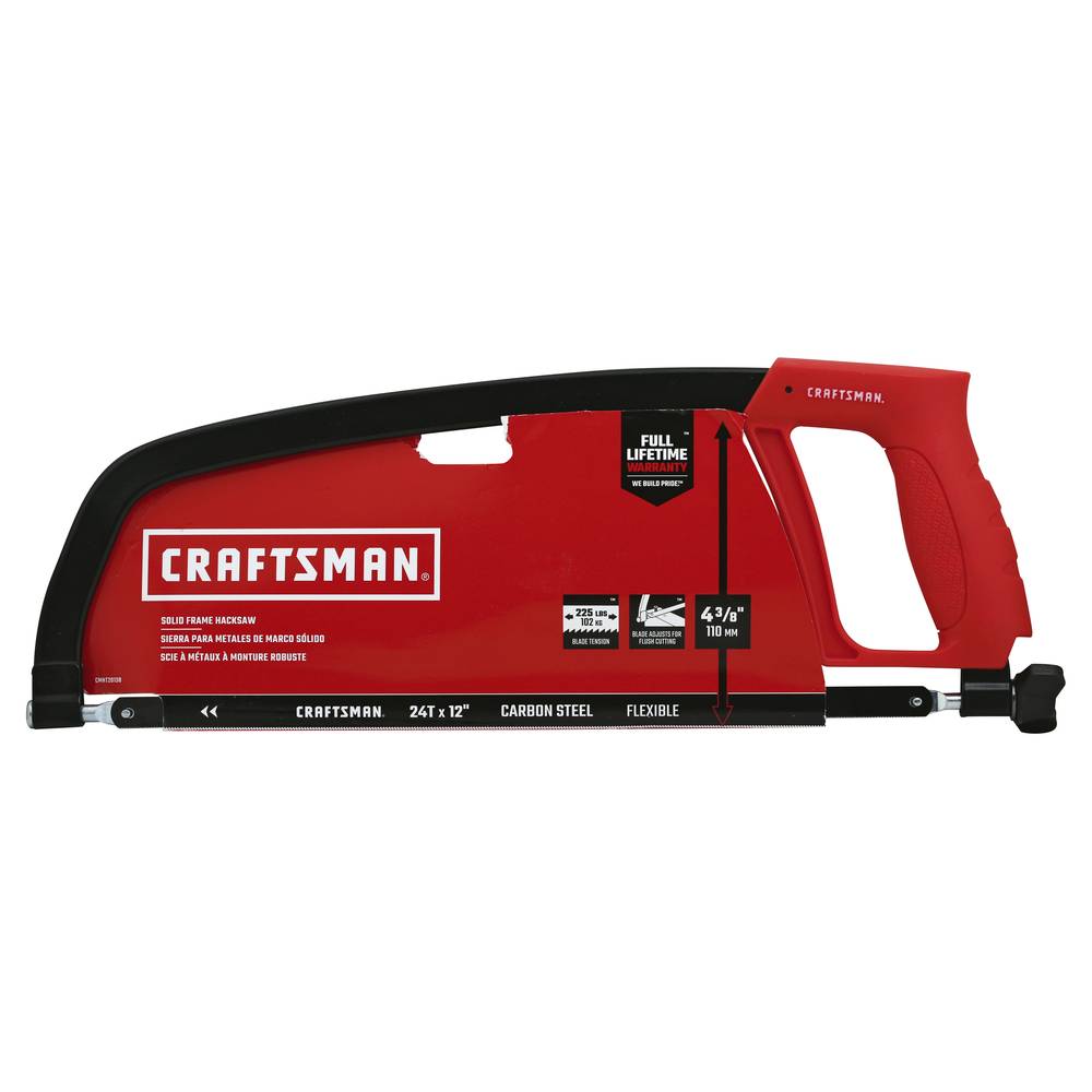 CRAFTSMAN 24T X 12" Carbon Steel Flexible Hacksaw