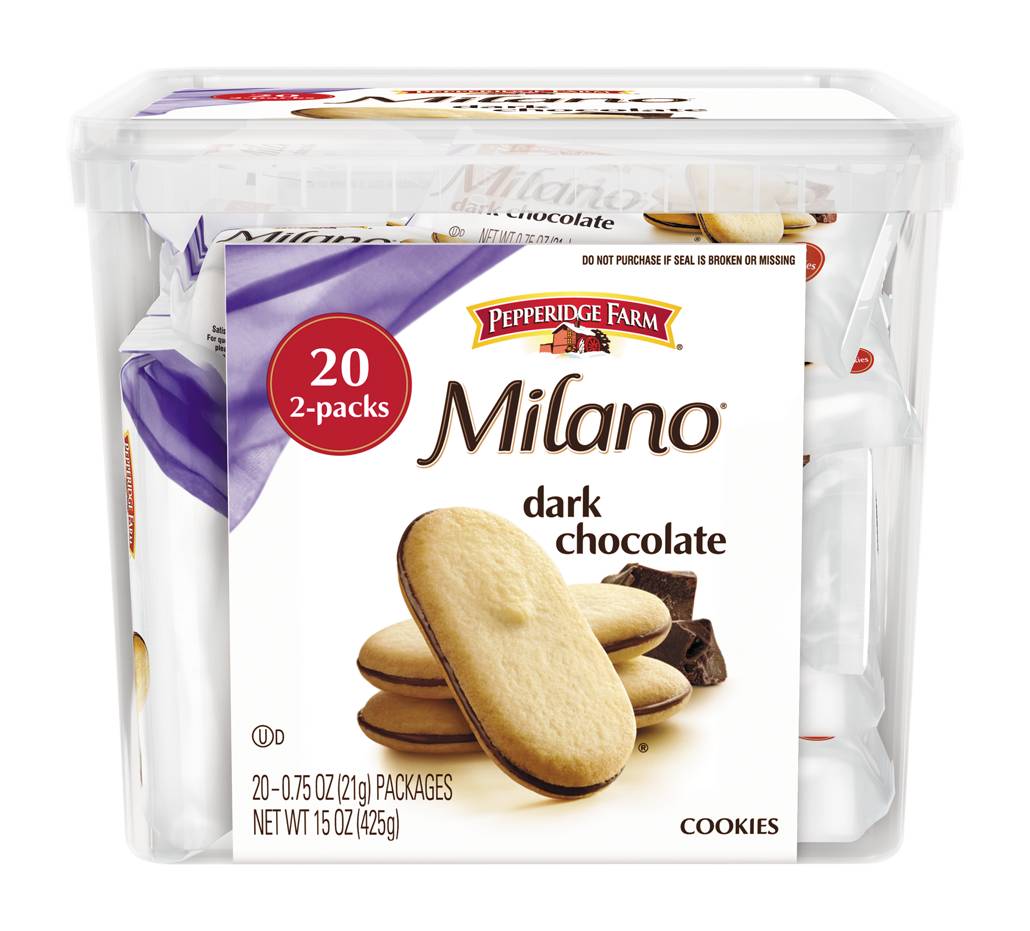 Pepperidge Farm - Milano Cookies Tub - 20/0.75 oz (1X20|Case of 1)