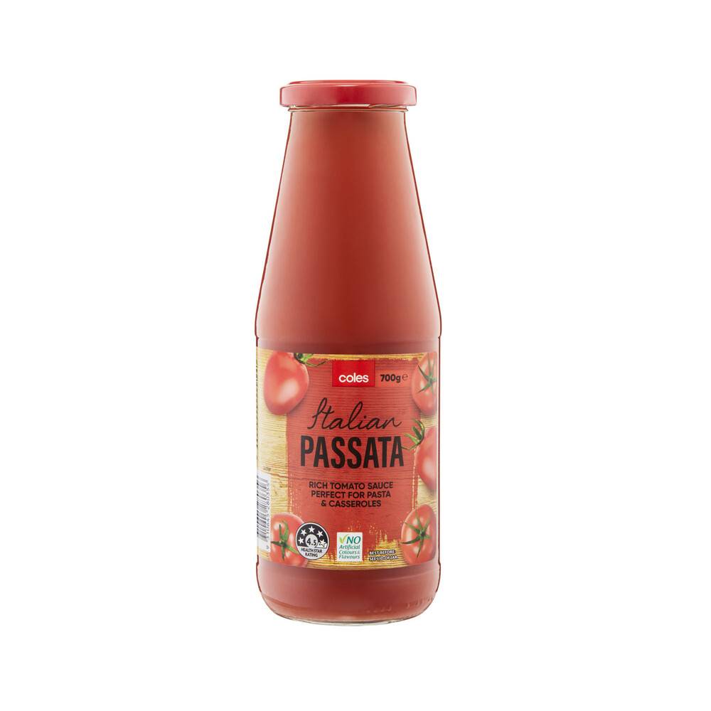 Coles Italian Passata Sauce 700g