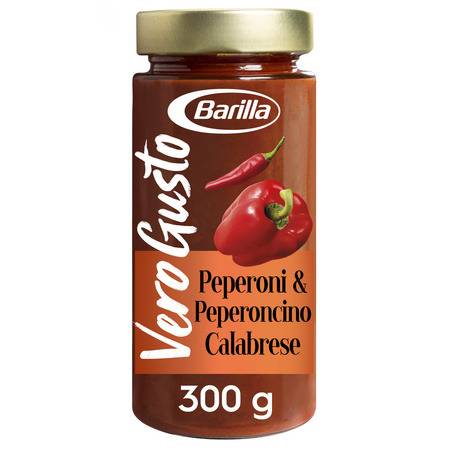 Sauce verogusto tomates aux poivrons rouges et piment BARILLA - le pot de 300g