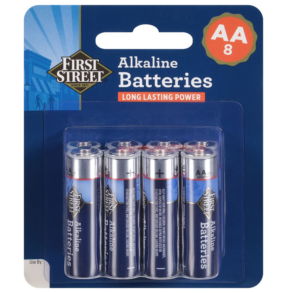 First Street Aa Alkaline Batteries (8 ct)