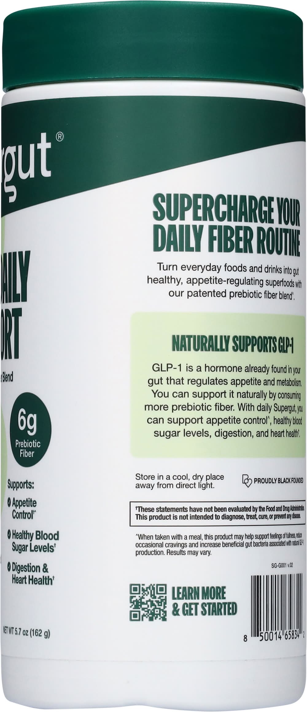 Supergut Glp-1 Booster For Craving Control & Digestive Gut Healthy  Probiotic Mix (5.7 oz)