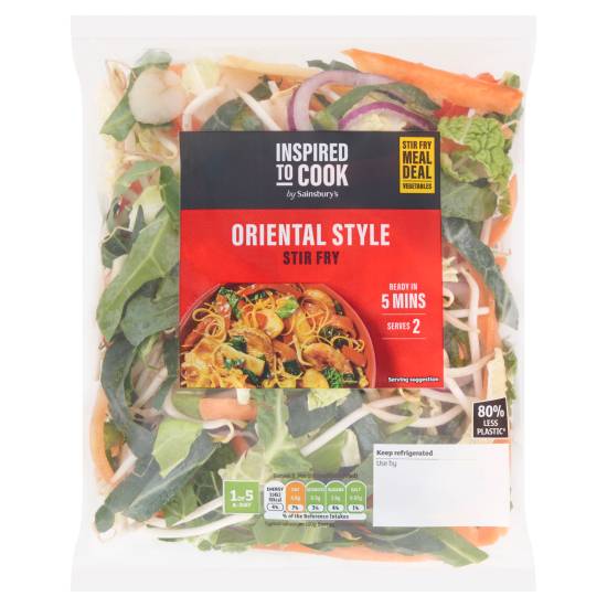 Sainsbury's Inspired To Cook Oriental Style Stir Fry Meal (300g)